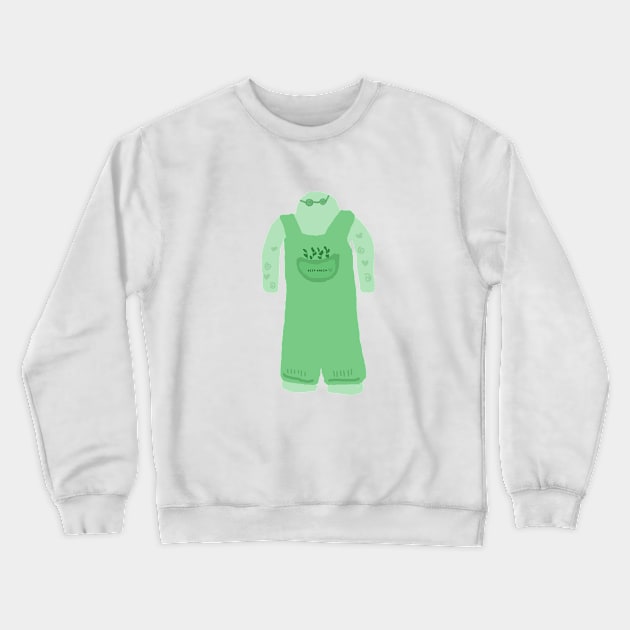 Be Green Crewneck Sweatshirt by artoftilly